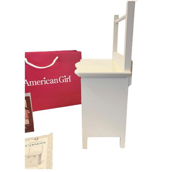 American Girl Pleasant Company SAMANTHA COMMODE + Pamphlets Nightstand Dresser! - Picture 8 of 12